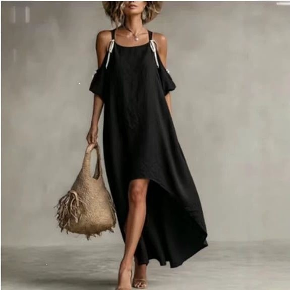 Sommerkleid für Damen mit Puff – Off Shoulder Puff Sleeve Sundress Bewertung und Preis