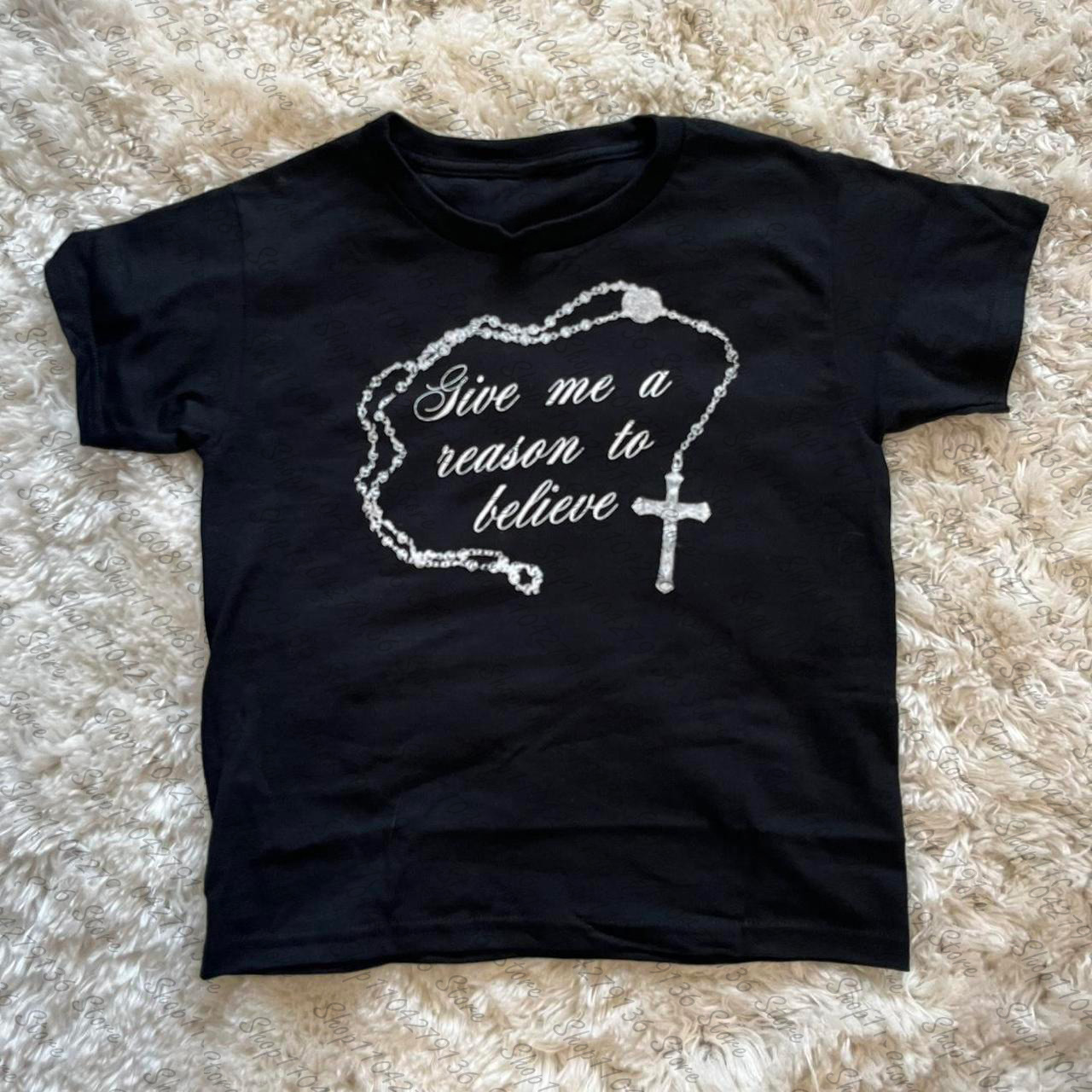 2000er Jahre Damenkleidung Y2K – Y2K Graphic Baby Tee Crop Bewertung und Preis