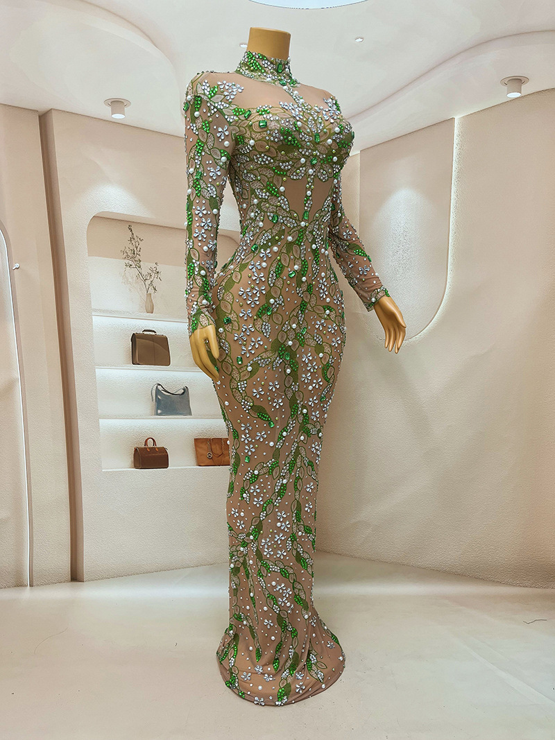 Ein atember aub endes Abendkle – Sparkly Rhinestone Club Party Dress Bewertung und Preis