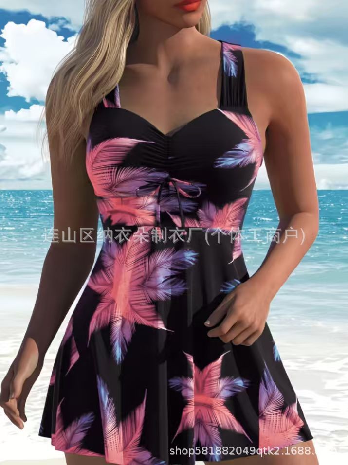 Damen-Tankini mit Blumenmuster – Tops Bewertung und Preis