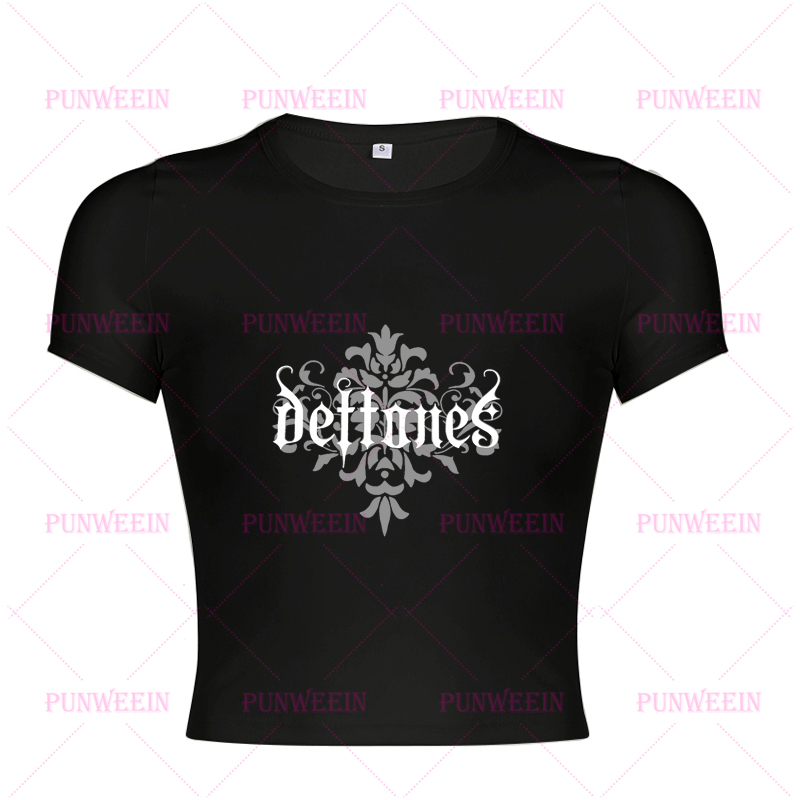 Ästhetische Streetwear Gothic  – Y2K Graphic Baby Tee Crop Bewertung und Preis