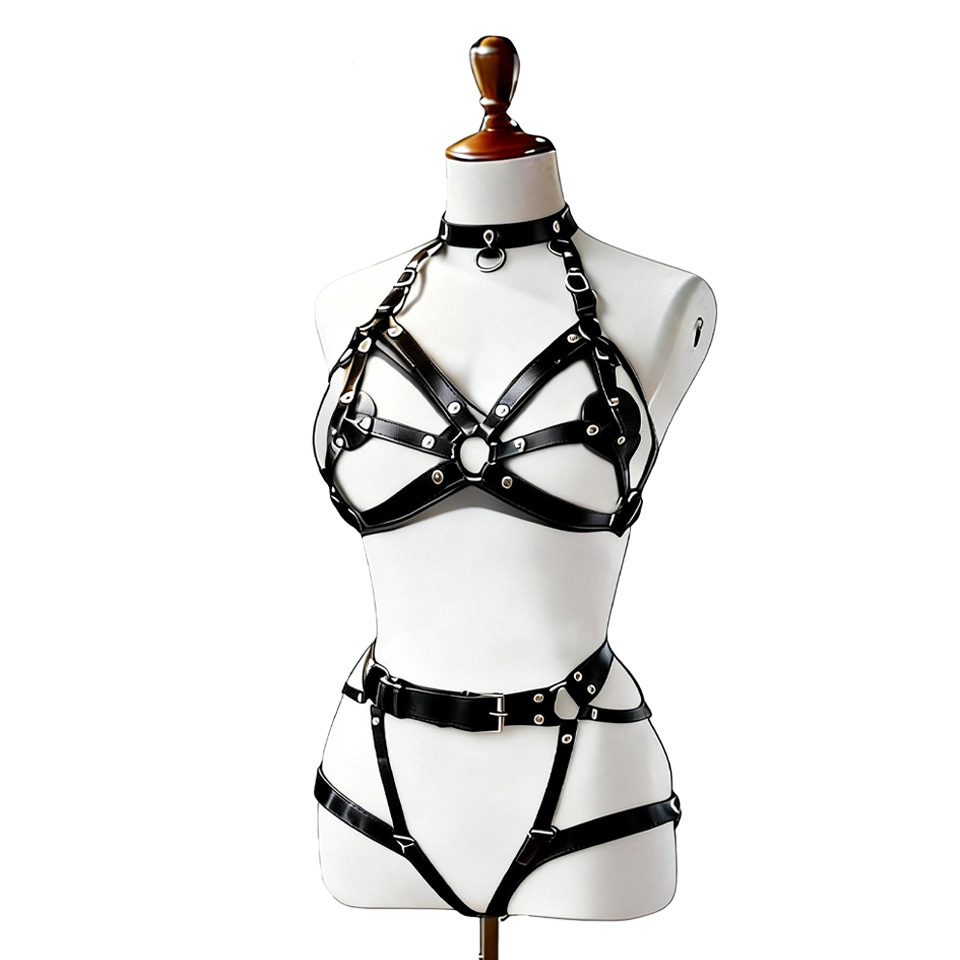 Damen Sexy Leder-Lingerie Körp – Lingerie Bewertung und Preis